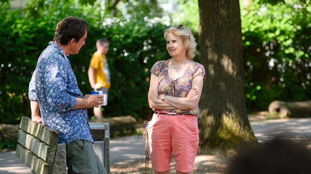 Wir arbeiten im Team.